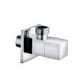 Solid Copper Toilet Triangle Valve Bathroom Accessory 1/2*1/2 Chrome Square Angle Valve. 