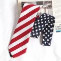 Star Striped American/USA Tie Flag Mens Print Necktie for Man Wedding Performance Tie for Business Party Ties Shirts Accessories.