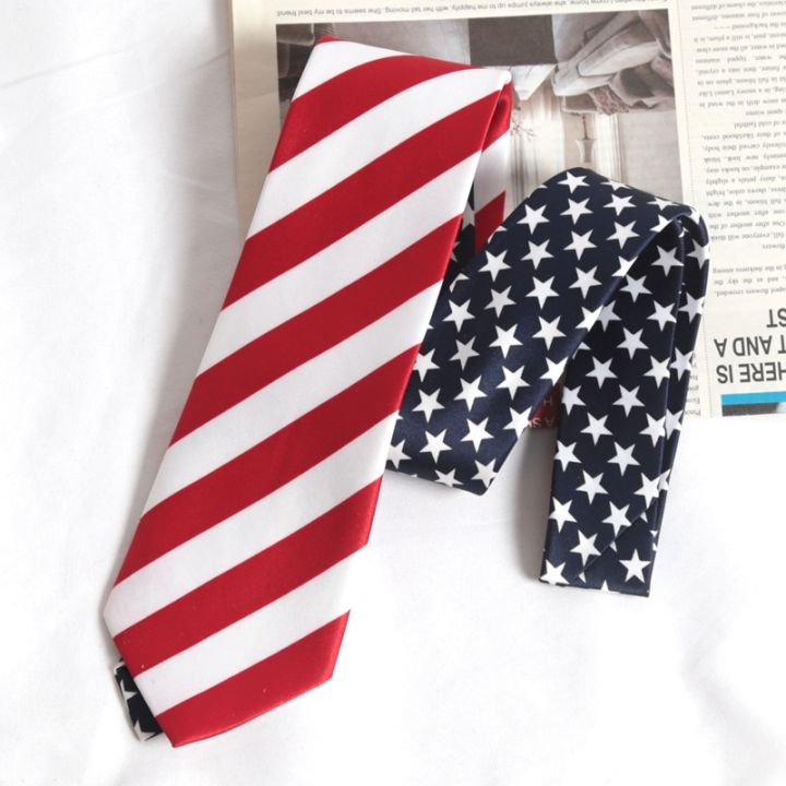 Star%20Striped%20American/USA%20Tie%20Flag%20Mens%20Print%20Necktie%20for%20Man%20Wedding%20Performance%20Tie%20for%20Business%20Party%20Ties%20Shirts%20Accessories%20-%20Image%202