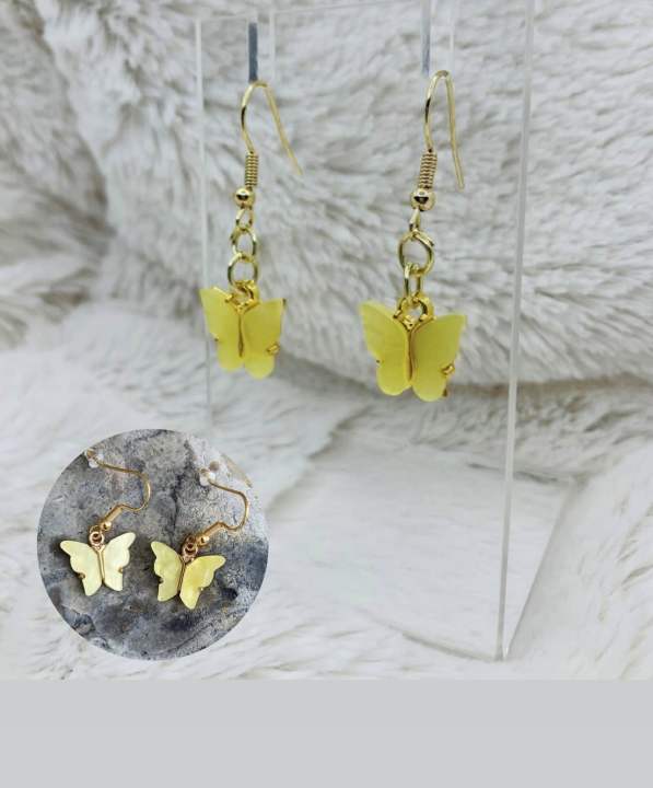 Yellow%20Butterfly%20Jhumka%20Earrings%20For%20Women%20-%20Image%203