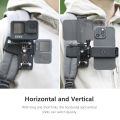Vamson Backpack Clip for Insta360 x3 for  Hero 11 10 9 Camera 360Â° Rotate Shoulder Belt Mount Accessories for  Action. 