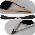 A Black Elastic Triangular Buckle Waistband for Women with a Waist-Tightening and Shaping Effect.