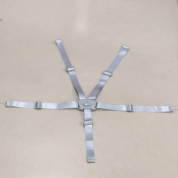 Children's Dining Chair Safety Belt 5 Point Baby Seat Security Belt Adjustable High Chair Strap for Child Seats High Chairs