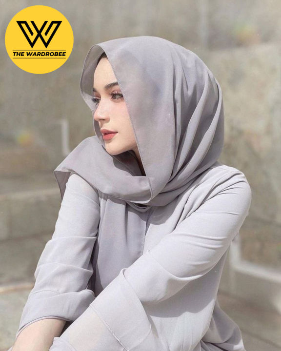 Plain Chiffon Goergette Hijab Staller For Girls & Womens