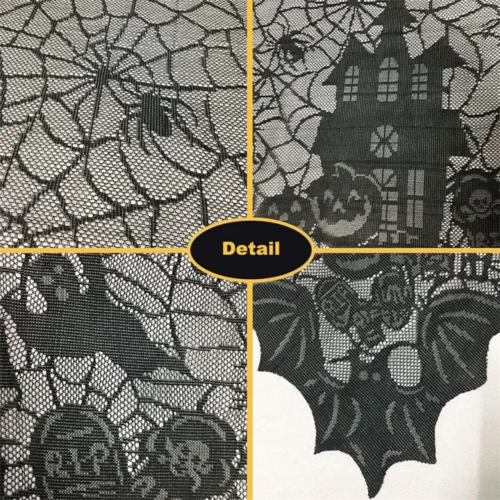 1%20Pcs%20of%20Halloween%20Lace%20Tablecloth%20Spider%20Web%20Skull%20Pattern%20Rectangular%20Shape%20for%20Party%20Decoration%20Haunted%20House%20Pumpkin%20Design%20-%20Image%206