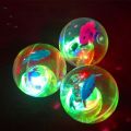 Bouncing Ball with LED Flashing Colorful Light * Kids Entertainment Rubber Balls * Attractive Toys * Easy Grip * Pack of 1. 