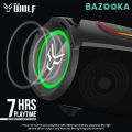Asta WOLF BAZOOKA 40W Bluetooth Speaker | 8000mAh Battery | 7 Hours Playtime | RGB Lights | IPX5 Water Resistant | Dual Fusion Mode | USB, TF, AUX. 