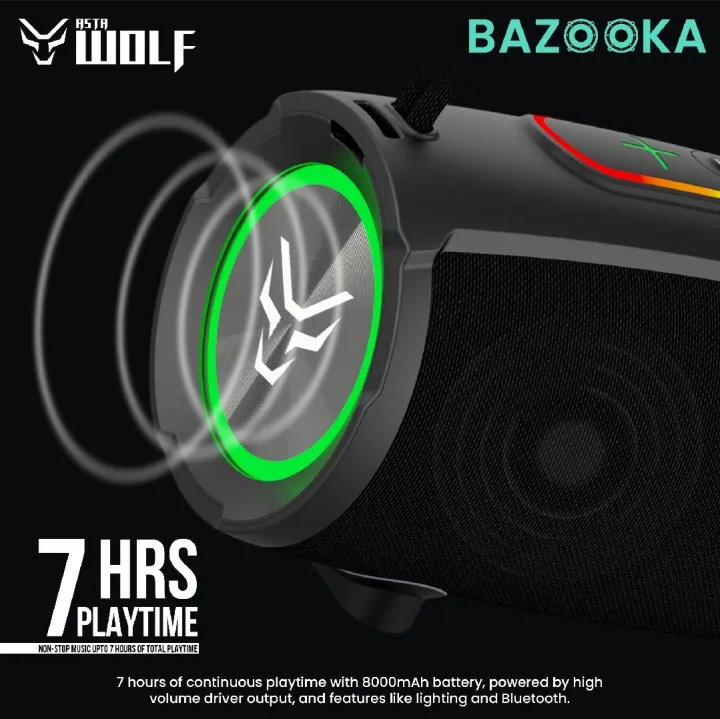 Asta%20WOLF%20BAZOOKA%2040W%20Bluetooth%20Speaker%20%7C%208000mAh%20Battery%20%7C%207%20Hours%20Playtime%20%7C%20RGB%20Lights%20%7C%20IPX5%20Water%20Resistant%20%7C%20Dual%20Fusion%20Mode%20%7C%20USB,%20TF,%20AUX%20-%20Image%204