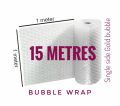 Bubble Wraps. Single Side gold Bubble . Packaging Materials for Safety and Security. Safe parcel and Storage bubble poly Paper.