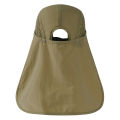 BASSDASH UPF 50+ Foldable Fishing Hat Baseball Cap with Removable Neck Flap Portable for Men Women Golf Hiking. 
