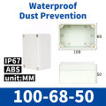 100x68x50mm Waterproof Plastic Electrical Project Box Enclosure Case for Outdoor Electronics Instruments Junction Housing.
