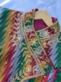 Original Hand Weave Dhaka Chaubandi Choli With Handwork Golden Butta. 