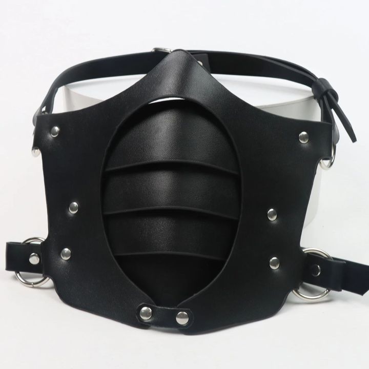Gothic%20Punk%20Leather%20Mask%20Motorcycle%20Haze%20Face%20Mask%20Adult%20Games%20Cosplay%20Party%20Half%20Mask%20-%20Image%202
