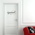 1 pc cartoon French Porte Chambre Zzz Zzz Bedroom Door Sticker Bedroom Sleep Wall Sticker Removable Wall Stickers Diy Wallpaper. 