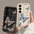 Butterfly Case For Samsung Galaxy S24 S23 S22 Ultra S21 S20 FE A14 A34 A15 A35 A52 A53 A54 5G Shockproof Silicone Soft Cover. 