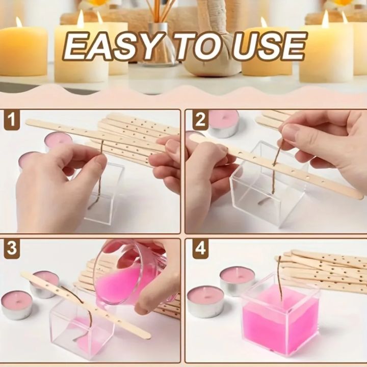 10/20/50pcs%20Wooden%20Candle%20Wick%20Holders%20Candles%20Mold%20Fixed%20Bracke%20Porous%20Wooden%20Holders%20Centering%20Device%20Bar%20for%20Candle%20Making%20-%20Image%203