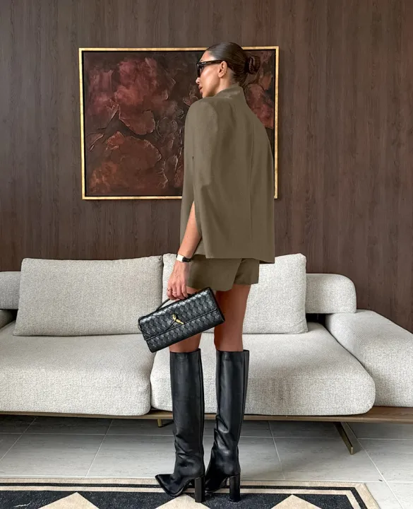 2026%20Lady%20Daily%20Spring%20Autumn%20Outfits%20New%20Casual%20Wide%20Leg%20Short%20Pants%20Set%20Women%20Chic%20Solid%20Single%20Breasted%20Stand%20Collar%20Top%20Suit%20-%20Image%206