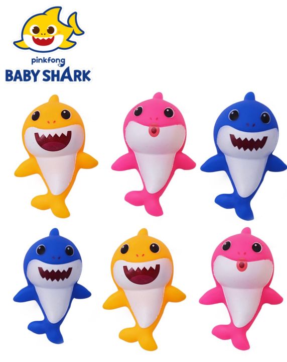 6 in 1 Baby Shark Kids Baby Bath Toys