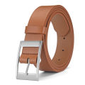 New Men's Luxury Belt PU Leather Belt Metal Pin Buckle High-Quality Well-Known Brand Designer Belt Jeans Men's Belt. 