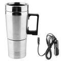 350Ml 150ML Stainless Steel Car Electric Kettle Coffee Tea Water Heating Cup 12V Electric Kettle Stainless Steel Kettle.