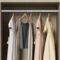 Useful Hanging Rods Extendable Stainless Steel Wardrobe Clothes Rod Adjustable Closet Rail Pole Curtain Telescopic Hanging Rod.