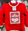 Kids sweaters printed rabbit wool imported for kids baby girls shirt wenter size 1 to 7 years. 
