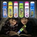 Projector Flashlight Toy Early Education Cognitive Bedtime Story Lighting Mode Projection Story Machine For Children. 