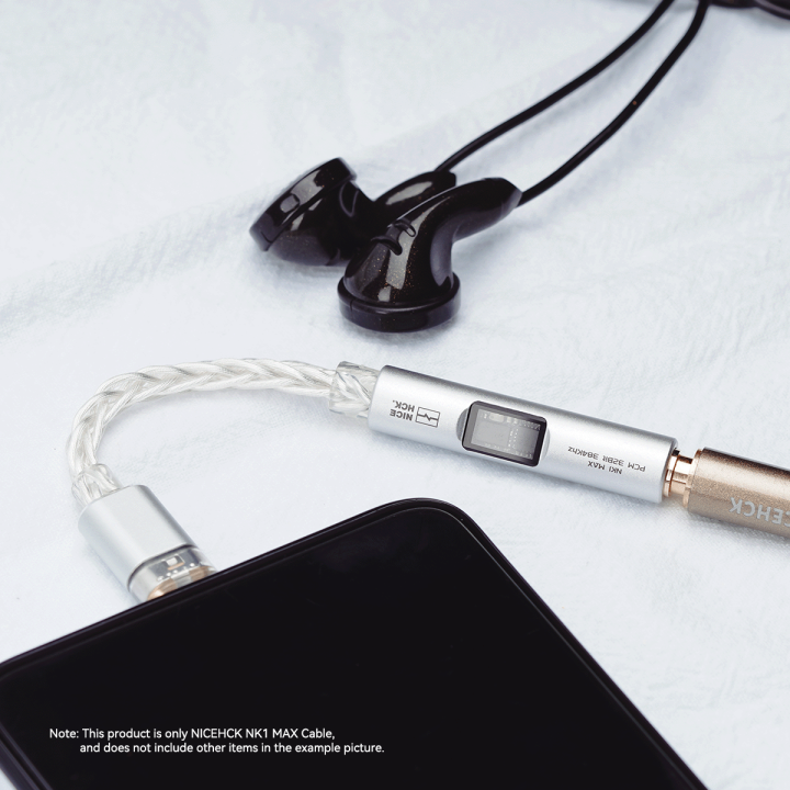 NICEHCK%20NK1%20MAX%20Adapter%20Cable%20CX31993%20Decoding%20Chip%20MAX97220%20OP-AMP%20HiFi%20Portable%20Type-C%203.5mm%20DAC%20Amplifier%20Silver-Plated%20Wire%20-%20Image%205