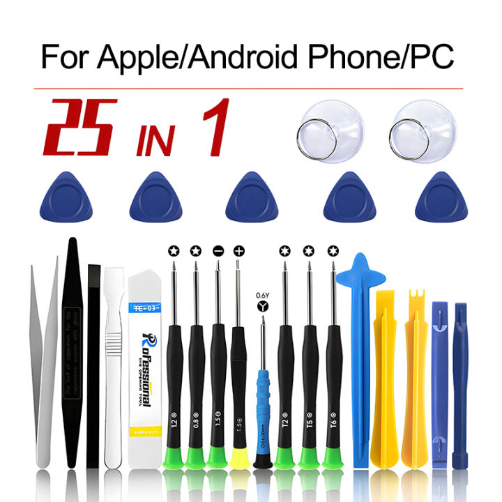 Professional 25 In 1 Repair Tool Kits For iPhone Mobile Phone ...