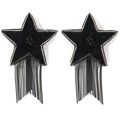 1pair Tassel Rhinestone Star Nipple Stickers Women Bra Nipple Cover Reusable Wear Silicone Nipple Pasties Chest Stickers.