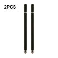 2pcs Capacitor pen For mobile phone Pad Magnetic pen cap dual purpose fiber cloth head touch capacitor pen For ipad pro air.