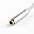 KBEAR T1 Decoding Cable Thickened transparent PVC material 3.5MM headphone jack 4 cores of silver-plated OFC wire Decoding Cable. 