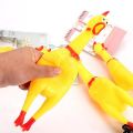 3PCS Funny Cartoon Rubber Screaming Chicken Toy Shrilling Chick Squeeze Sound Toys Kids Adults Stress Relieve Toy. 