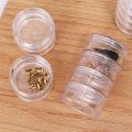 Mini Round Jewelry Storage Box (5 Layer) – Transparent Acrylic Organizer for Rings, Earrings, Studs & Small Accessories | Compact 360° Rotating Jewelry Case for Dressing Table & Travel. 