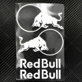 red bull bike and car sticker. 