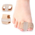 1/2 PCS  Double Hole Bunion Corrector Silicone Big Toe Separator Daily Hallux Valgus Correction Orthopedic Pedicure Care Tool. 
