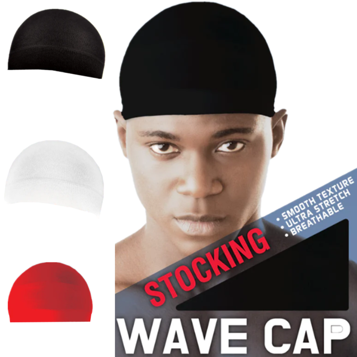 1pc Men's Compressing Wave Sleeping Cap, Sleep Hats, Stocking Wave Caps ...