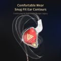QKZ AKX 3.5mm In-ear Wired Earphones Dynamic HIFI Bass Earbuds Monitor Headphone Sport Noise Cancelling Headset.