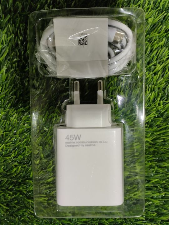 Official Realme 45W Super Vooc Fast Charger Original Premium Quality