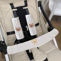 3pcs Baby Stroller Front Armrest Protective Cover Cotton Trolley Towel Children's Drool Towel Kids Seat Bib Stroller Accessories. 