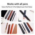 For  Pencil 2 1 Case For Touch Stylus ball point pen leather Protective Sleeve iPad accessories Sleeve Stylus Holder Pouch. 