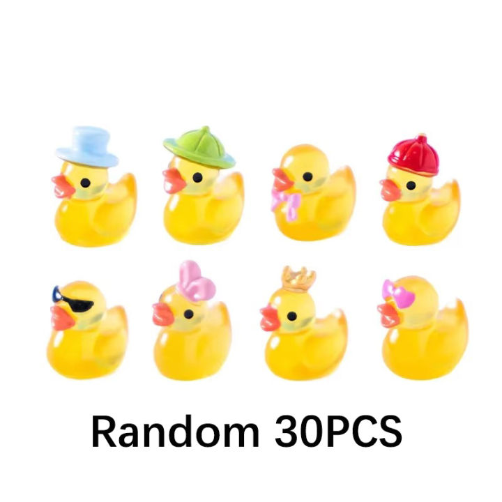 10/20/30PCS%20Mini%20Fluorescent%20Yellow%20Duck%20Ornament%20Miniature%20Figures%20Tiny%20Resin%20Handicraft%20Micro%20Landscape%20Dollhouse%20Decoration%20-%20Image%207
