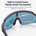 ROCKBROS Bicycle Glasses with Myopia Frame Polarized Len Bike Eyewear Goggles UV400 Outdoor Sports MTB Road Cycling Sunglasses. 