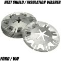 20Pcs Undertray Exhaust Heat Shield Metal Spring Washer Fixing Clip Nut Insulating METAL CLAMP Car Parts Ready Stock. 