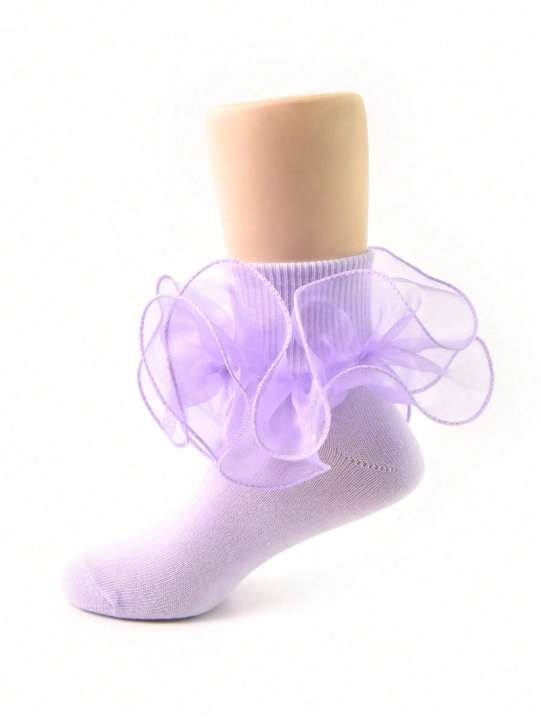 2%20Pair%20Princess%20Style%20Frill%20Trim%20Socks%20For%20Baby%20Girls/Toddlers/Kids%20-%20Image%205