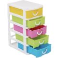 Mini plastic drawer 5 layer. 