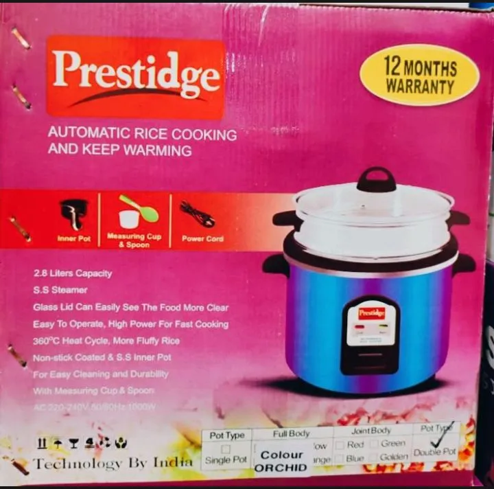 Prestige%20Rice%20cooker%20Automatic%20Rice%20cooking%20And%20keep%20Warming%20(2.8%20liter)%20-%20Image%202