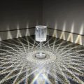 Beautiful Crystal Table Lamp Touch Remote Control Acrylic Night Lamp Rechargeable Bedside Lamp LED Night Light Room Lights Home Decoration. 