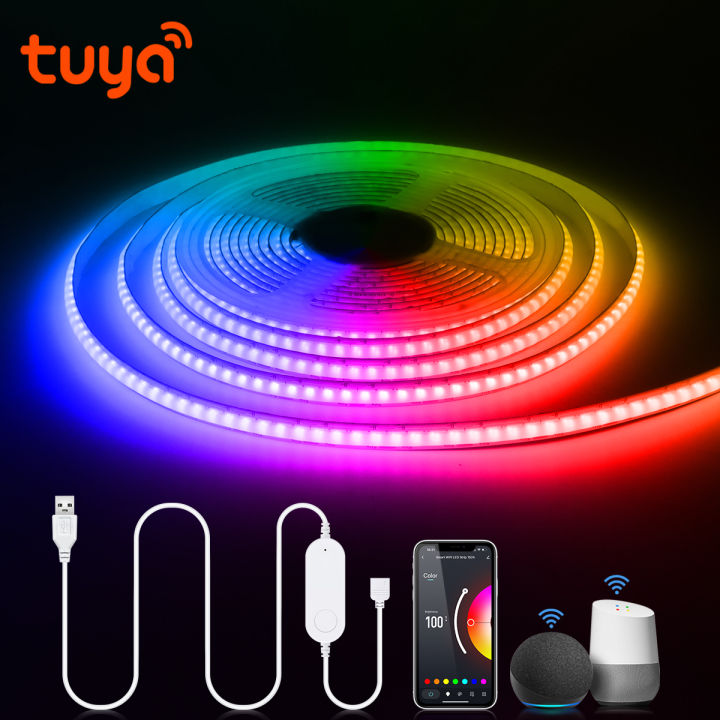 DC5V%20Smart%20WiFi%20COB%20LED%20Strip%20Light%201M%203M%205M%20Lamp%20Linear%20Dimmable%20Tape%20Work%20With%20Tuya%20Alexa%20%20Home%20COB%20RGB%20Lights%20TV%20Decor%20lightify%20-%20Image%202
