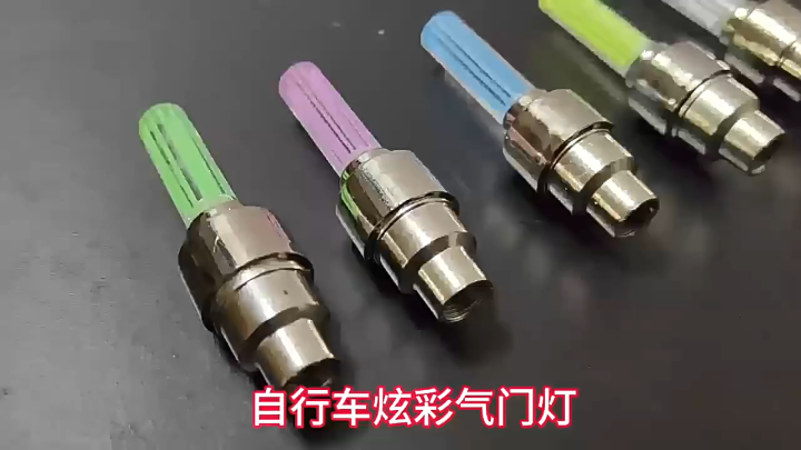 2PCS Bicycle Car LED Neon Tire Wheel Gas Nozzle Valve Glow Stick Light For Bike/Car/Motorbike